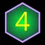 Digit 4 icon