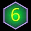 Digit 6 icon