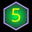 Digit 5 icon