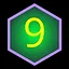 Digit 9 icon