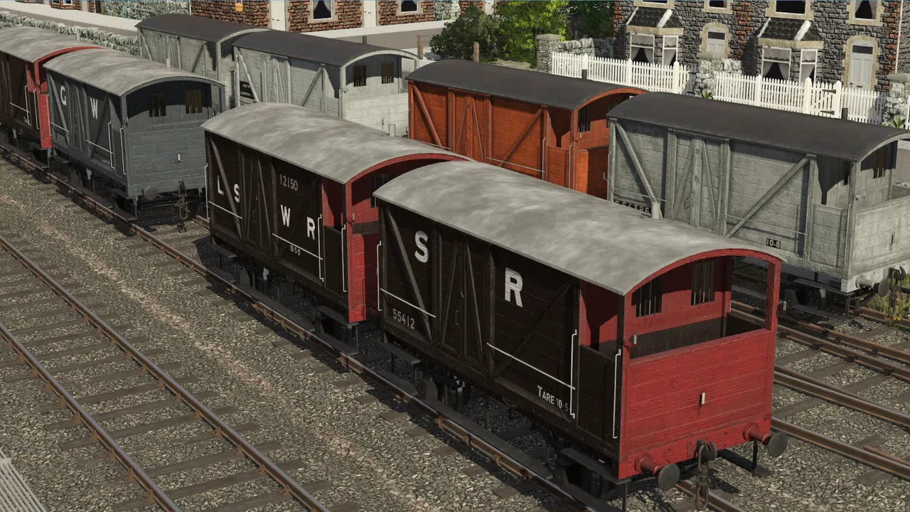 Trainz 2019 DLC - LSWR 10T Brake Vans Screenshot 1