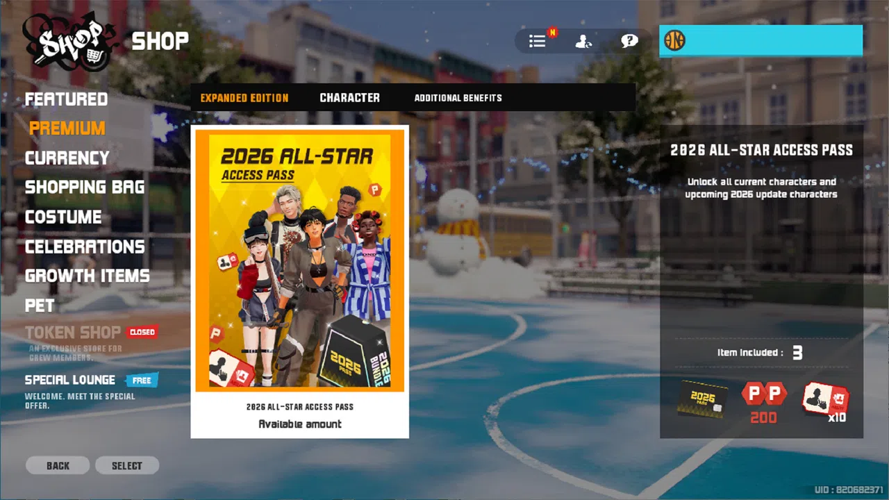 3on3 FreeStyle – 2026 Character Pass Screenshot 0