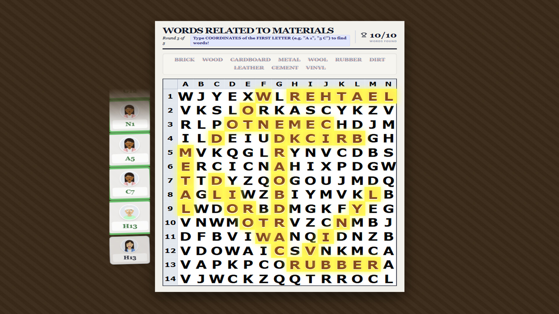 Raisin's Wordsearch Screenshot 3