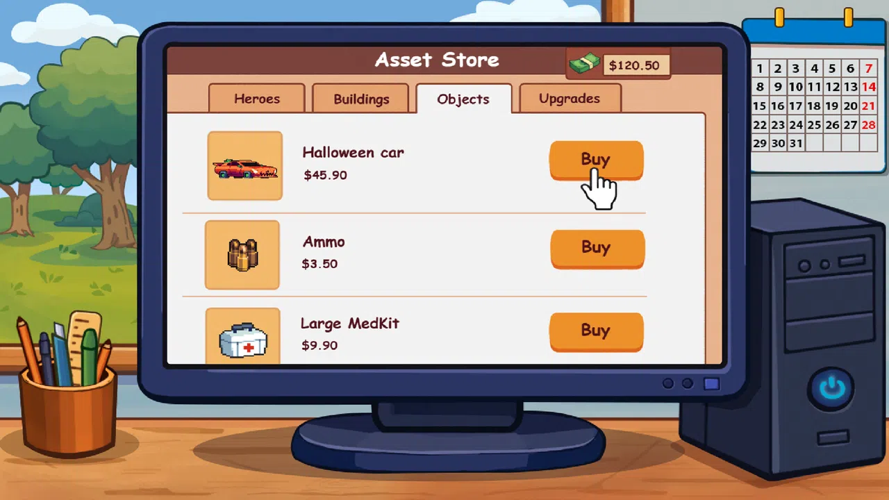 Indie GameDev Sim Screenshot 2