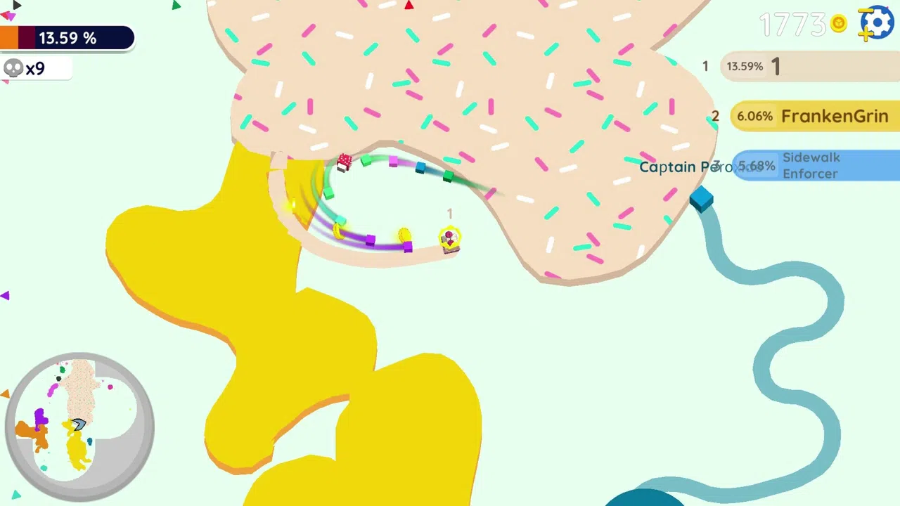 Paper io 2: Food DLC Screenshot 2