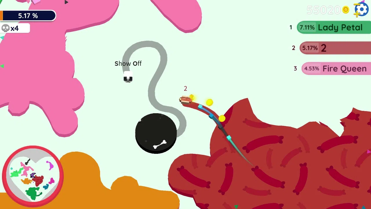 Paper io 2: Food DLC Screenshot 0