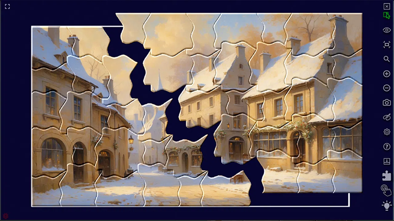 Master of Pieces © Jigsaw Puzzle DLC - Silver Winter Screenshot 1