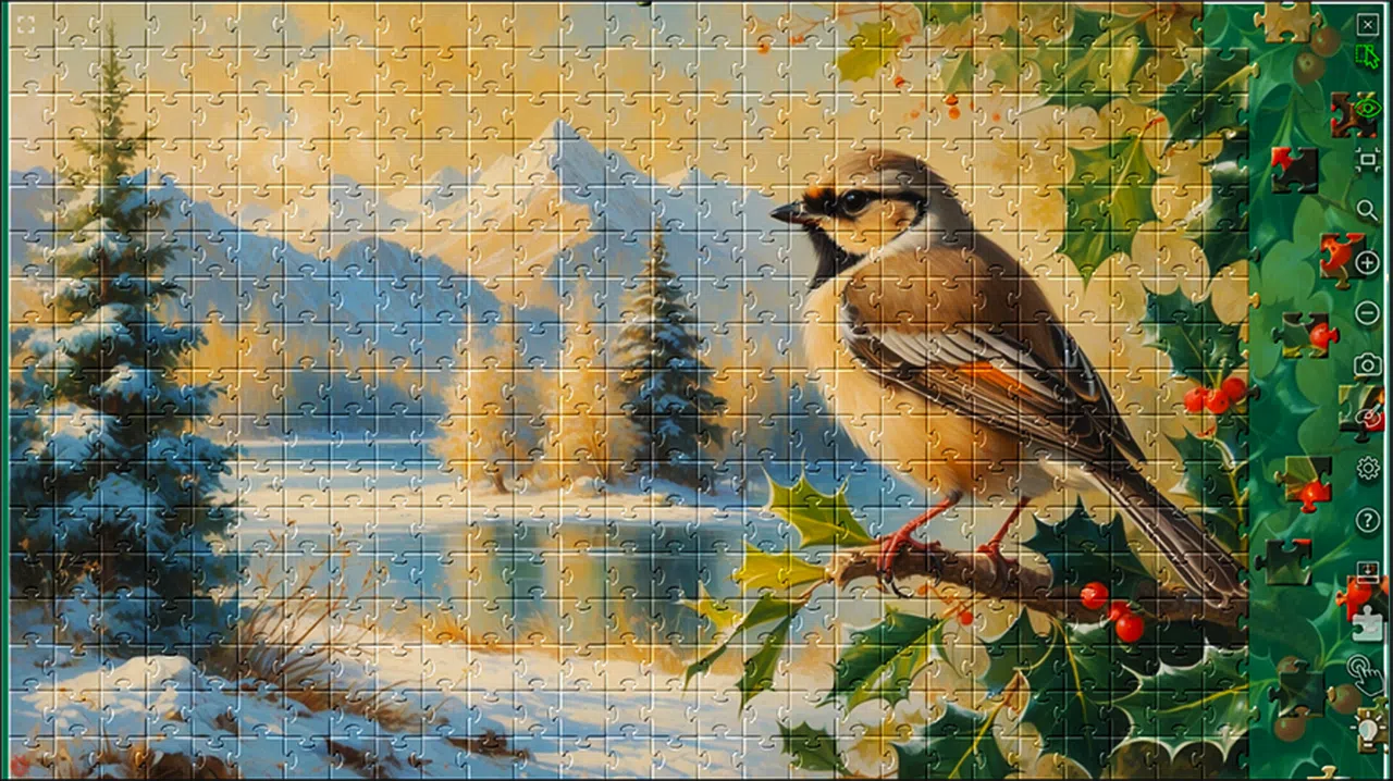 Master of Pieces © Jigsaw Puzzle DLC - Silver Winter Screenshot 0