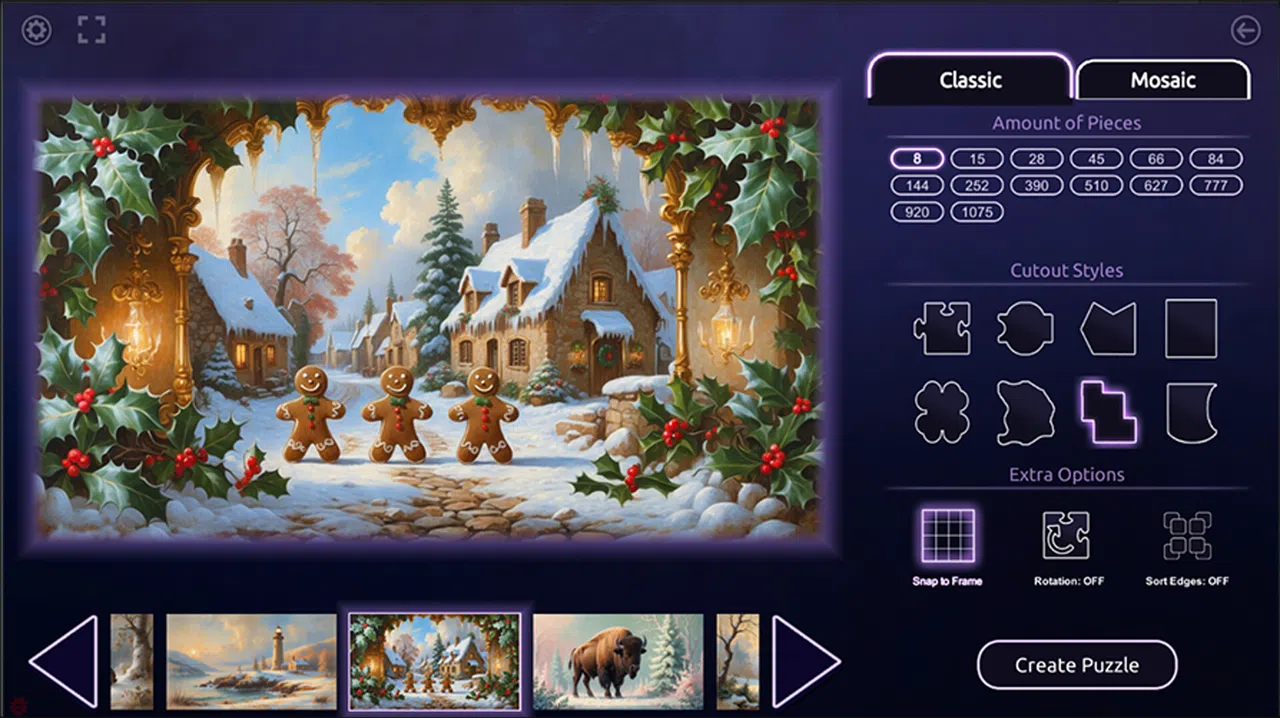 Master of Pieces © Jigsaw Puzzle DLC - Silver Winter Screenshot 4