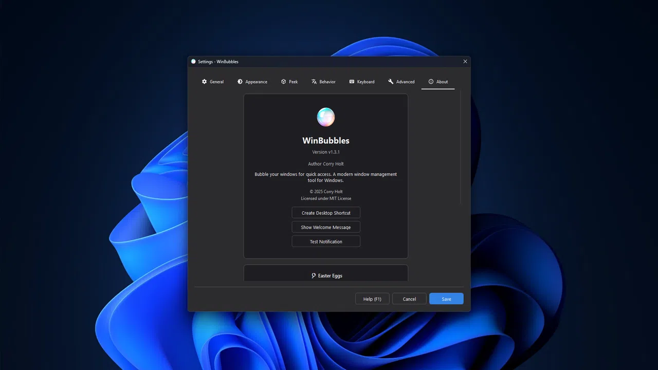 WinBubbles Screenshot 2