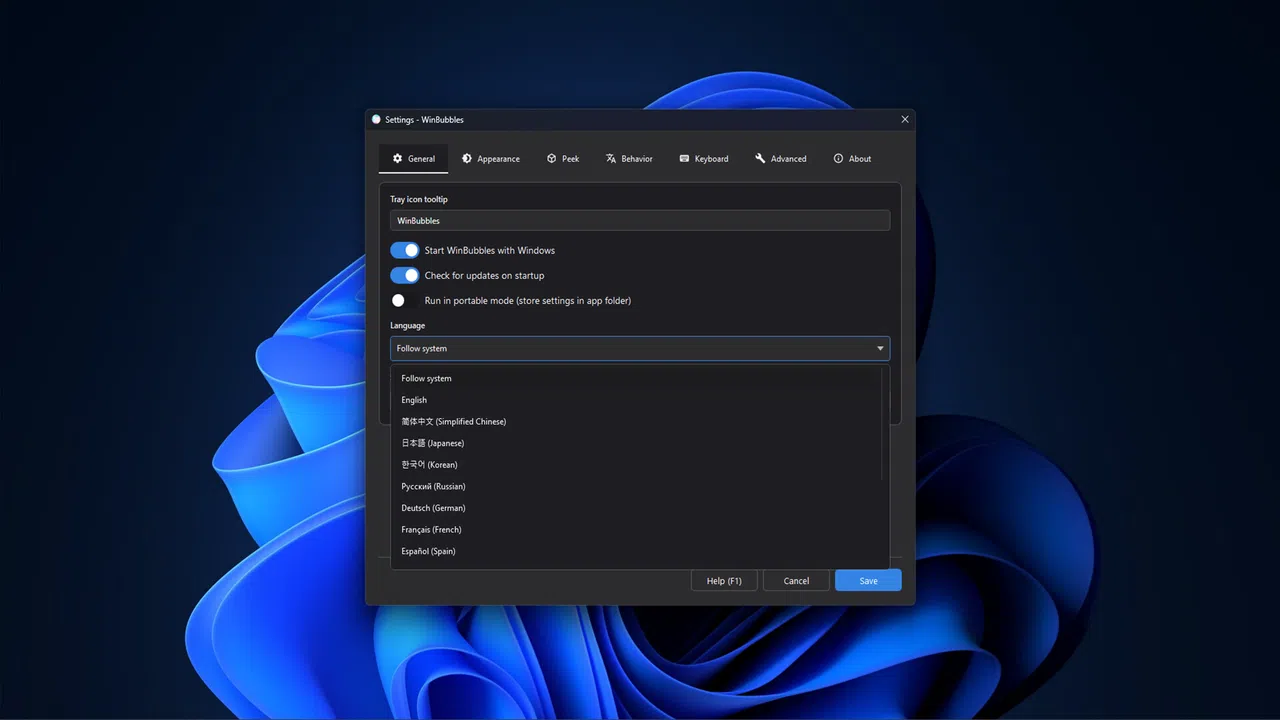 WinBubbles Screenshot 4