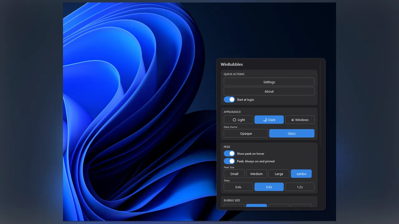 WinBubbles Screenshot 1