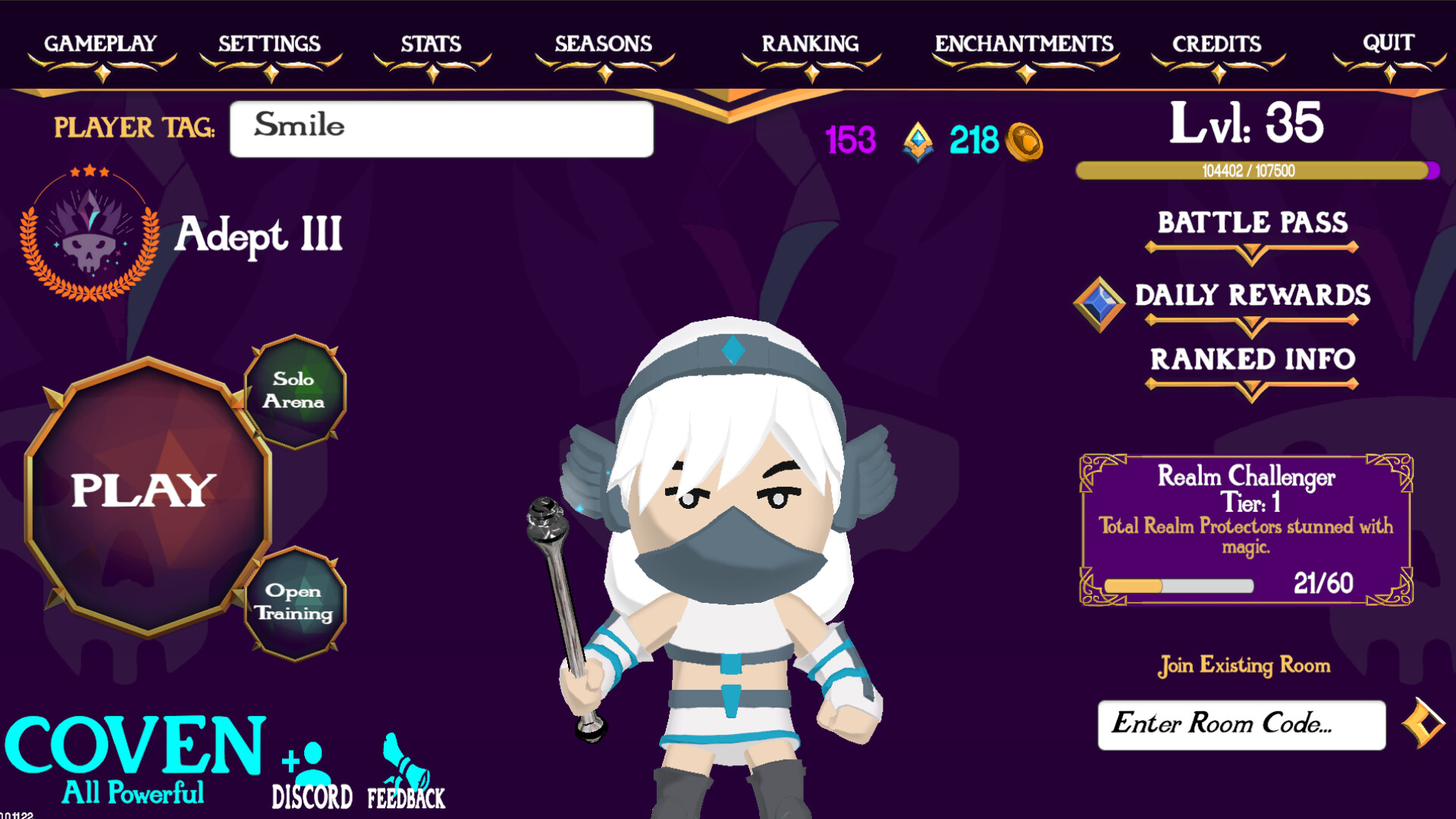 Coven: All Powerful Demo Screenshot 1