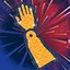 Cybernetic heart icon