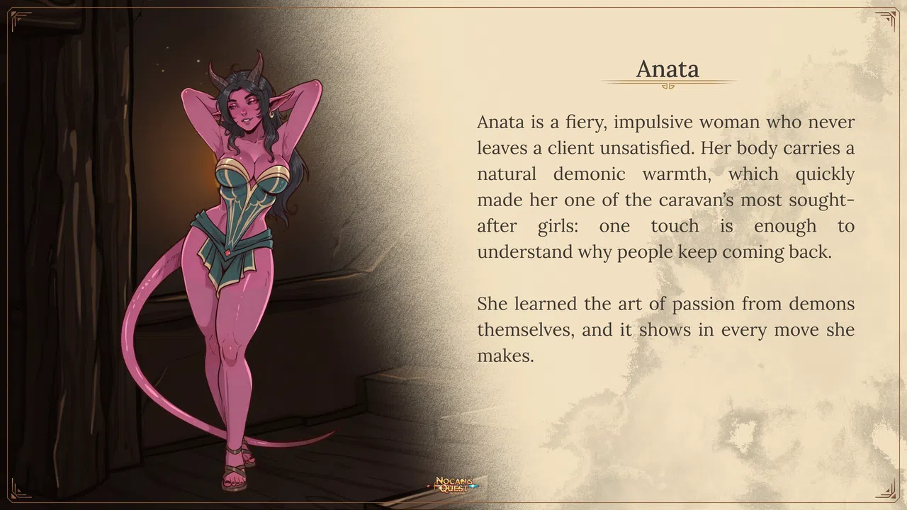 Nocan's Quest: Sex Gold Glory - Digital Artbook Screenshot 2