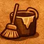 Mop the floor icon