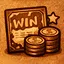 Play a scratch card icon
