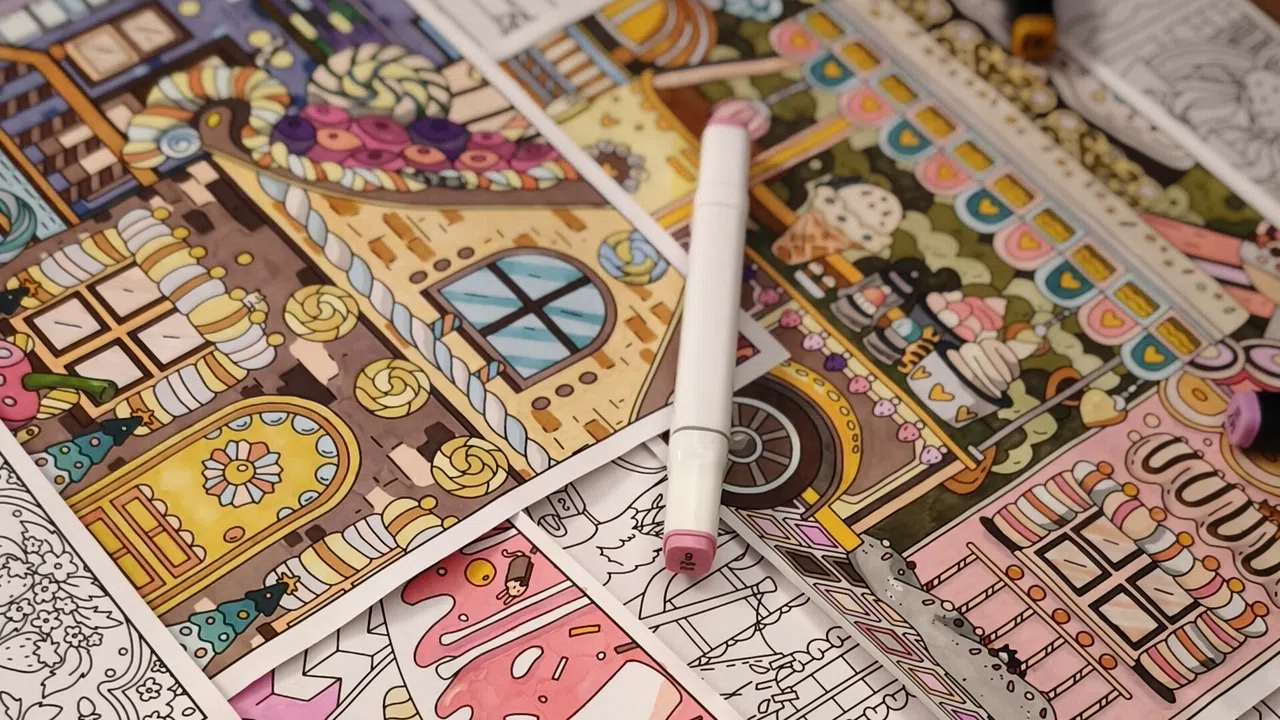 FIND KITTENS 7: Cookie Town - Coloring Book Screenshot 5