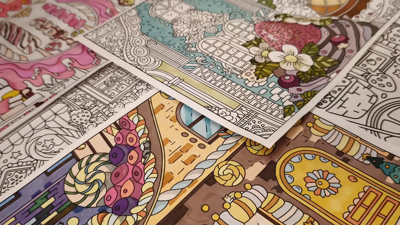 FIND KITTENS 7: Cookie Town - Coloring Book Screenshot 4