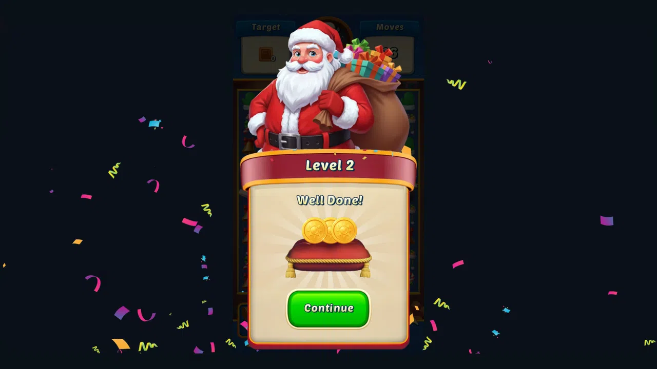 Santa Holiday Puzzle Screenshot 1
