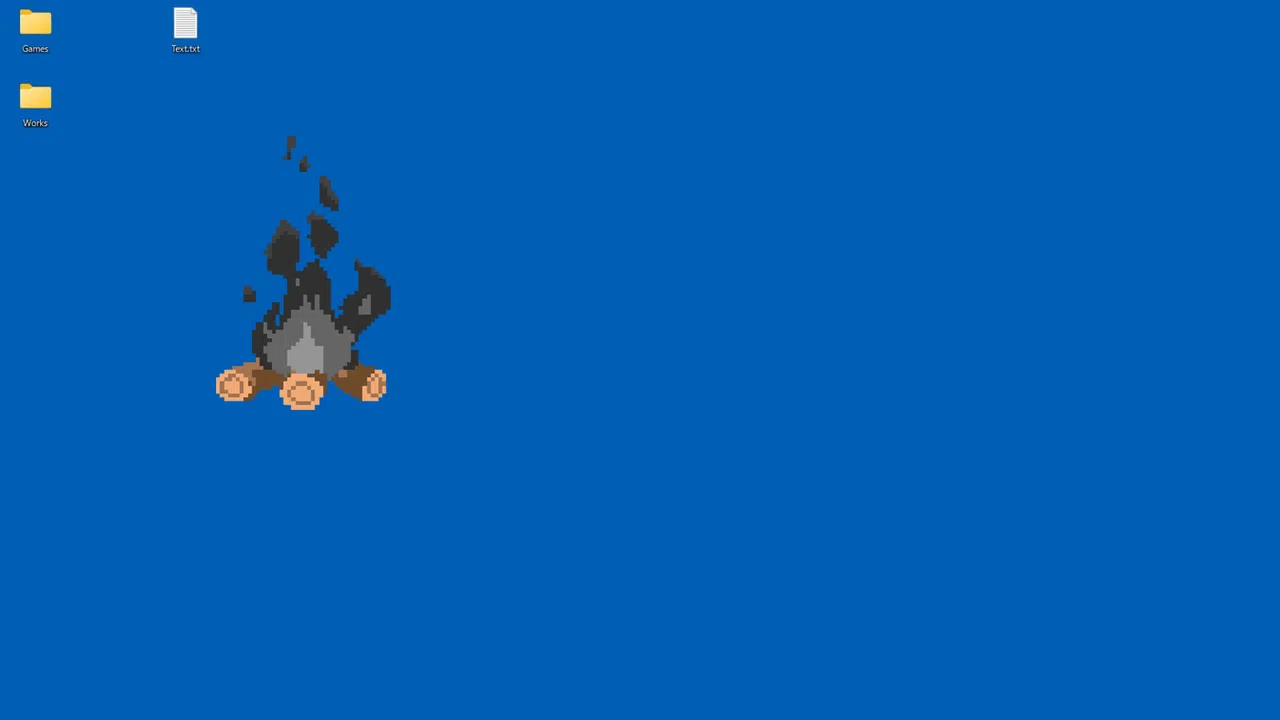 Pixel Bonfire (Desktop Mascot) - DLC Screenshot 2