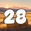 28 level completed icon