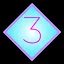 Digit 3 icon