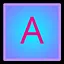 Letter A icon