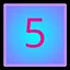 Digit 5 icon