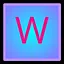 Letter W icon