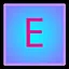 Letter E icon