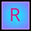 Letter R icon