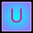 Letter U
