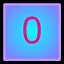 Digit 0 icon