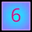 Digit 6 icon