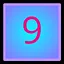 Digit 9 icon