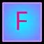 Letter F icon