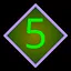 Digit 5 icon
