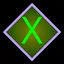 Letter X icon