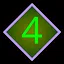 Digit 4 icon
