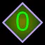 Digit 0 icon