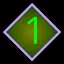 Digit 1 icon