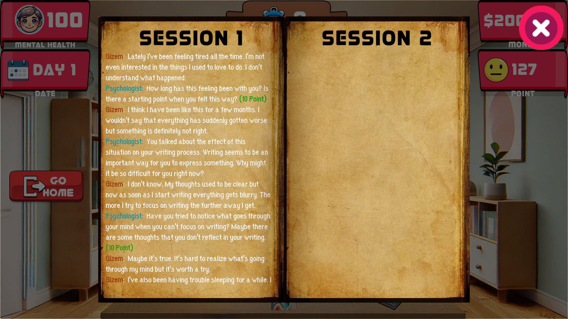 Therapist Simulator Screenshot 2