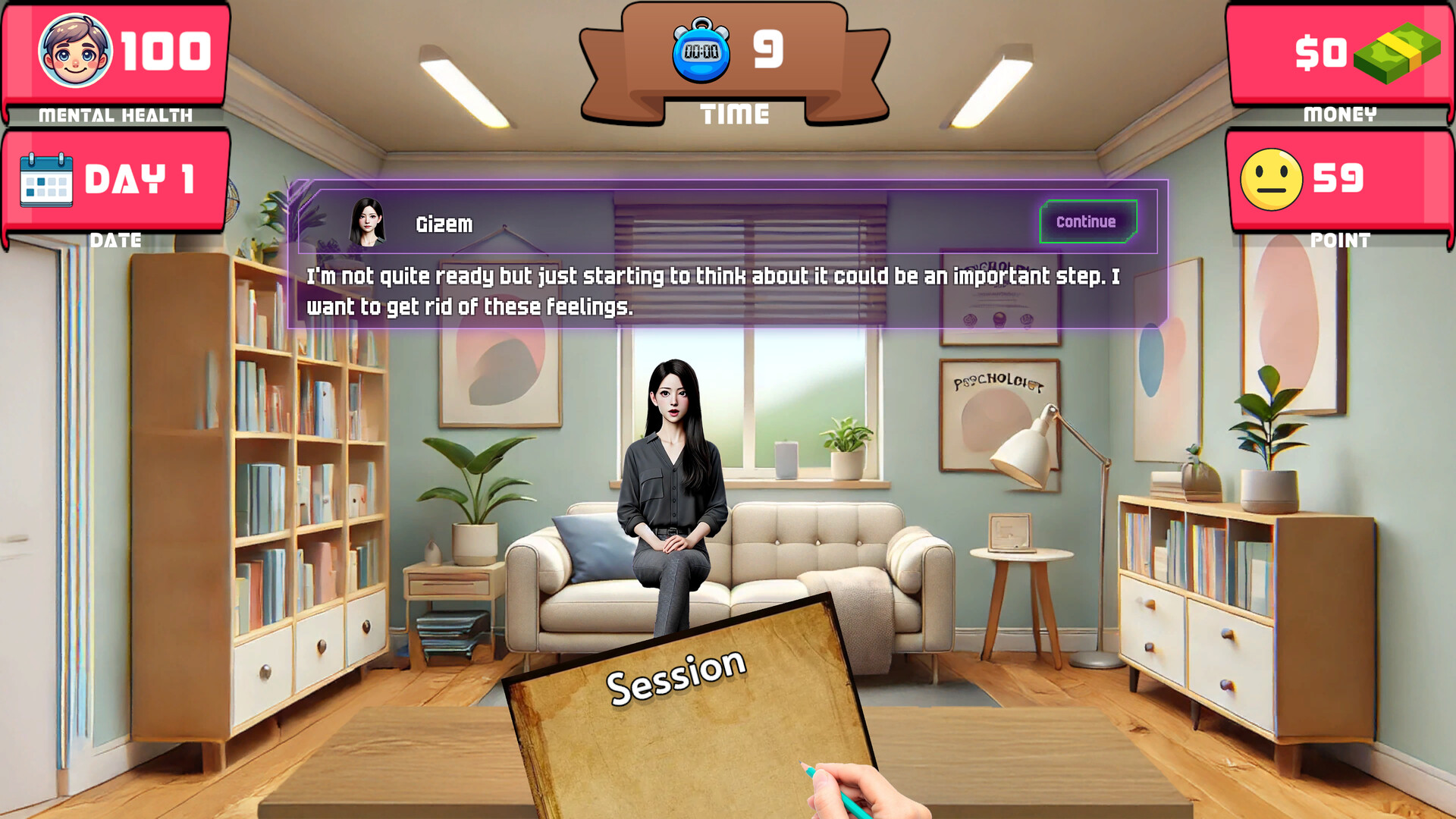 Therapist Simulator Screenshot 1