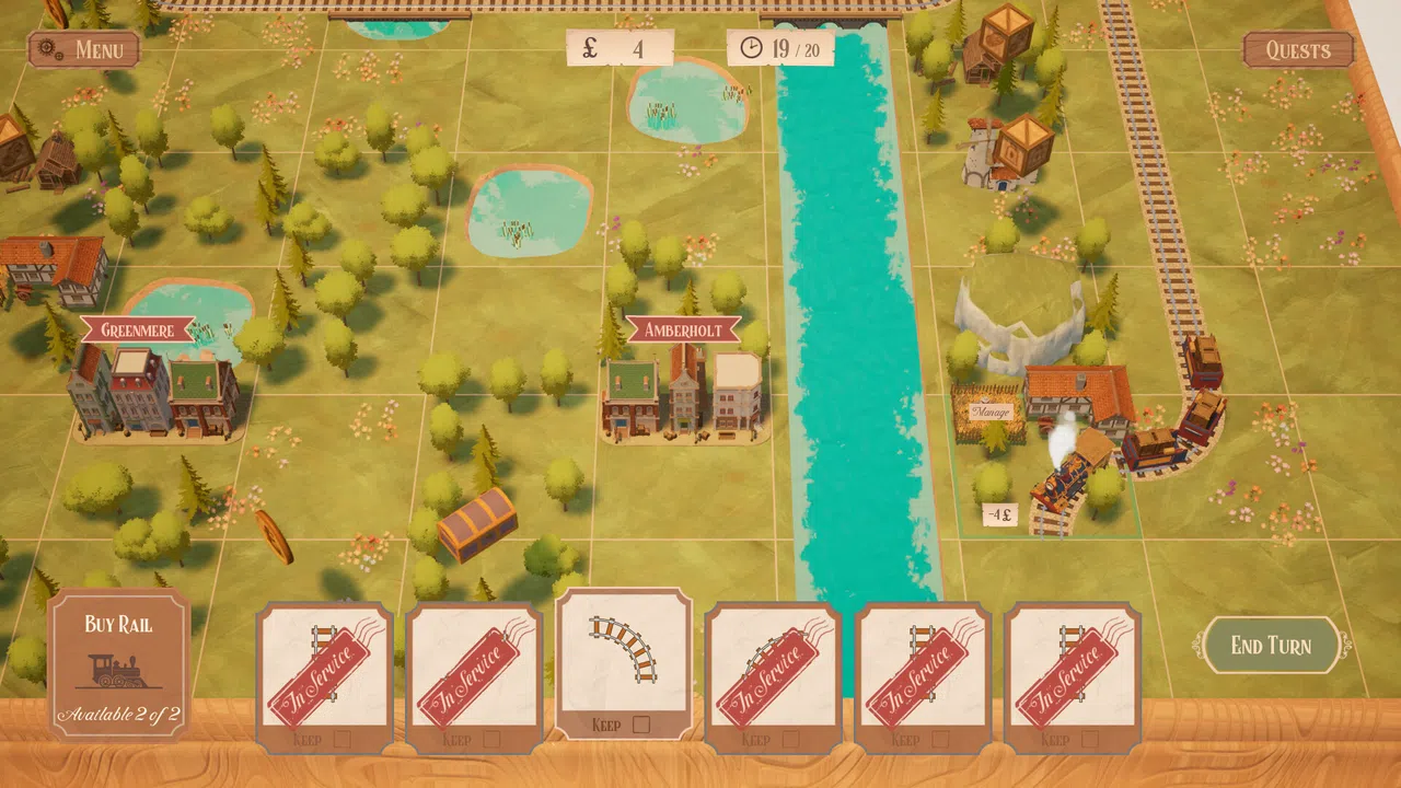 Railroad to Amberfield Screenshot 1