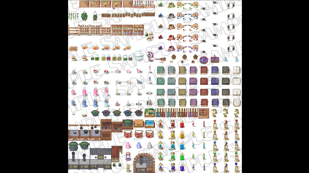 RPG Maker MZ - The Apprentice's Workshop Tilleset Screenshot 3