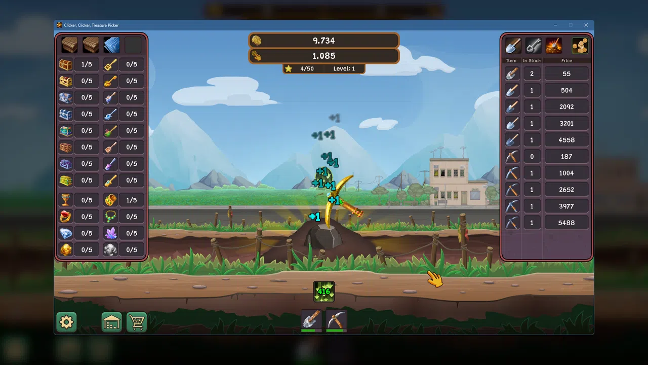 Clicker, Clicker Treasure Picker - Supporter DLC Screenshot 1
