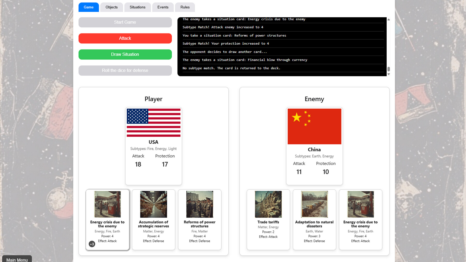 GLOBAL CONTROL COUNTRIES Screenshot 1