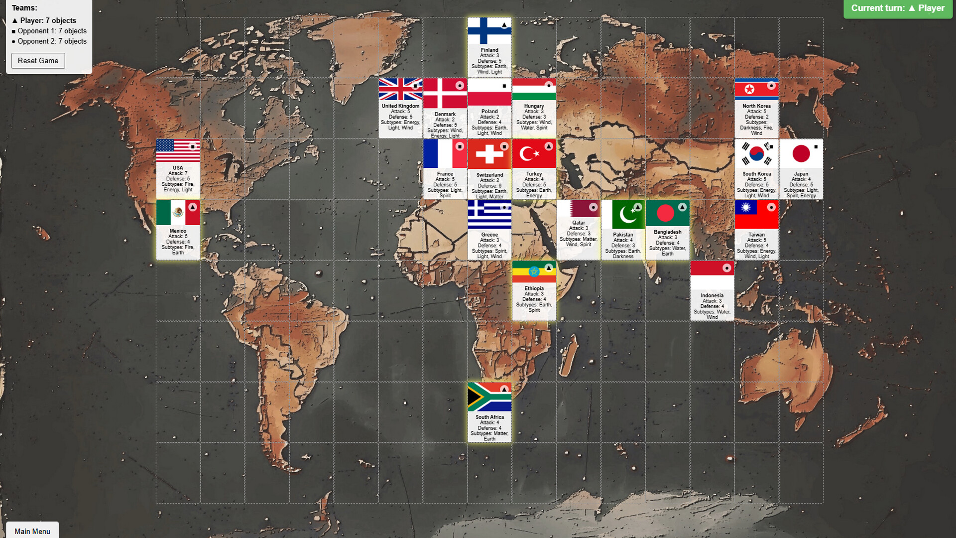 GLOBAL CONTROL COUNTRIES Screenshot 0