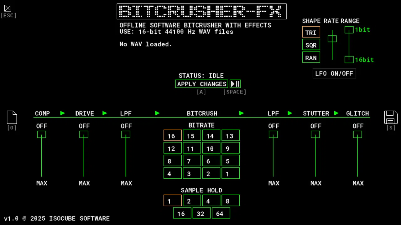 BITCRUSHER-FX Screenshot 0